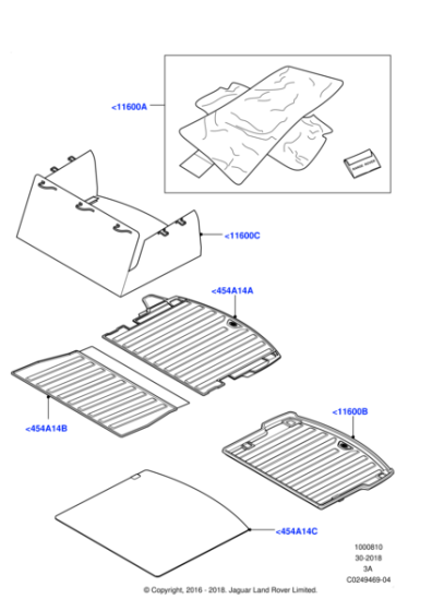 Loadspace Liner Tray - Discovery Sport 2015 >