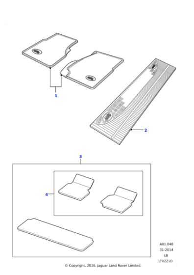 Rubber Mats - Front