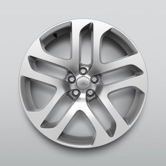 Alloy Wheel - 21" Style 5078, 5 split-spoke, Silver 