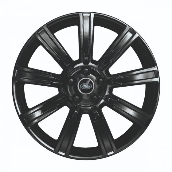 Alloy Wheel - 21" Style 9001, 9 Spoke, Forged, Satin Black  