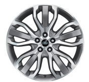 Range Rover 2014 Alloy Wheel - 21" Style 5007, 5 split-spoke, Diamond Turned finish