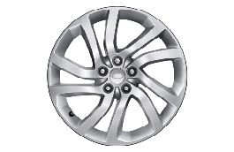 Land Rover Discovery 5 2017 Alloy Wheel - 20" Style 5011, 5 split-spoke, Sparkle Silver