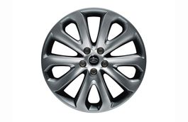 Alloy Wheel - 20" Style 5002, 5 split-spoke, Shadow Chrome