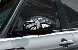 Mirror Covers - Union Jack, Monochrome