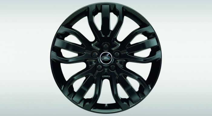 Alloy Wheel - 21" Style 5007, 5 split-spoke, Forged, Gloss Black 