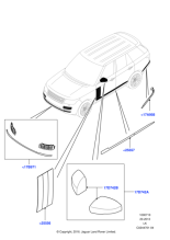 Exterior Trim Pack - Front Bumper Accents, Dark Atlas, SWB and LWB