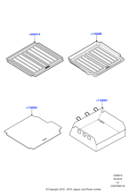 Range Rover 2013 Loadspace Rubber Mat - PHEV