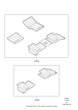 VPLGY0088 - Land Rover Kit - Floor Contour Mat