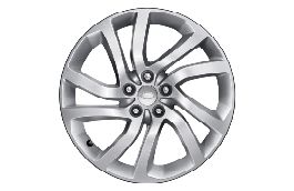 Discovery 5 2017 Alloy Wheel - 20" Style 5011, 5 split-spoke, Sparkle Silver