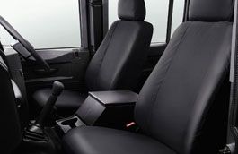 Waterproof Seat Covers - Black, Second Row, 110 and 130 (both Double Cab)