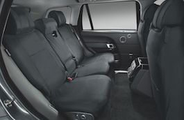 Genuine Land Rover Waterproof Seat Covers - Ebony, Rear, Pre 18MY (VPLGS0155PVJ)