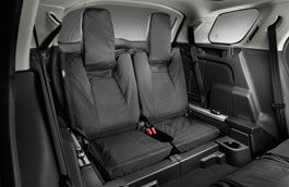 Waterproof Seat Covers - Ebony, Third Row 