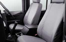 Waterproof Seat Covers - Grey, Front, Set of Three