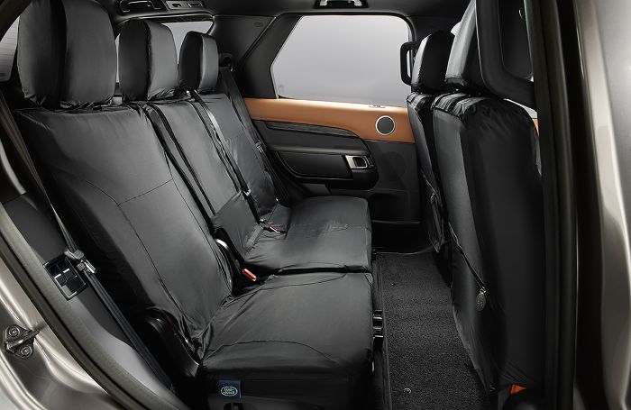 Protective Seat Covers - Ebony, Second Row, Pre 21MY