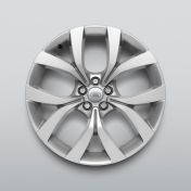 Alloy Wheel - 20" Style 5076, 5 split-spoke, Gloss Sparkle Silver