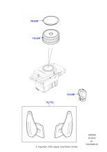 Gear Shifter - Union Jack, Colour, Manual 