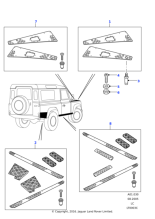 Chequer Plate Protection Kit - Silver, 110 SW 