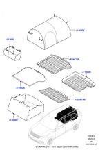 Range Rover Velar Loadspace Rubber Mat Extension