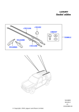 Roof Rail Kit – Bright finish, Full Length