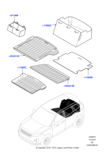 New Range Rover Evoque Loadspace Liner Tray