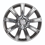 Alloy Wheel - 21" Style 9001, 9 spoke, Forged, Full Machine Polished 