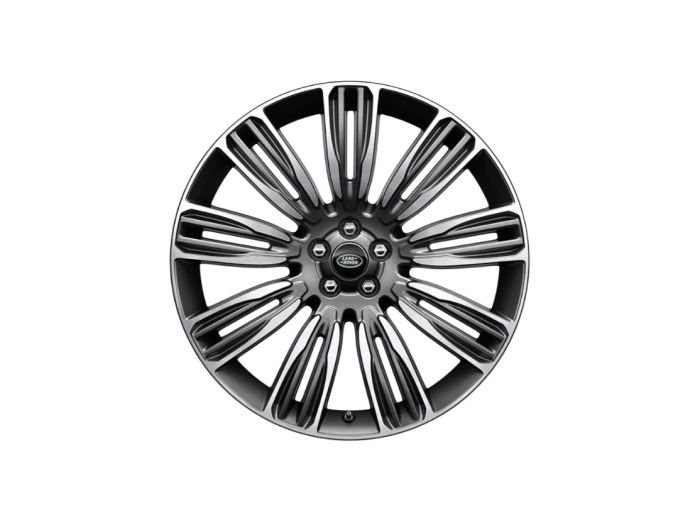 Alloy Wheel - 22" Style 9007, 9 split-spoke, Diamond Turned finish