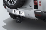 Ceres Silver Satin, Tow Eye Cover - Electrically Deployable Tow Bar and Detachable Tow Bar