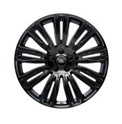 Alloy Wheel - 22" Style 9012, 9 split-spoke, Gloss Black