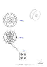 Styled Valve Caps - Range Rover