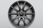 Alloy Wheel - 17" Style 1005, 10 spoke, Satin Dark Grey
