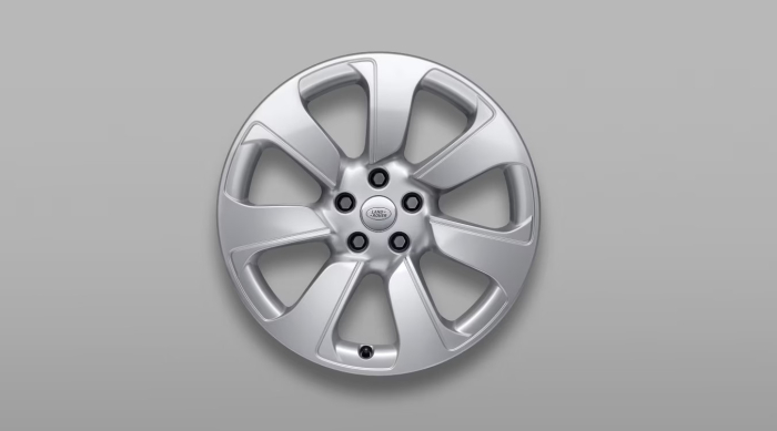 20" Alloy Wheel, Style 7020, Sparkle Silver