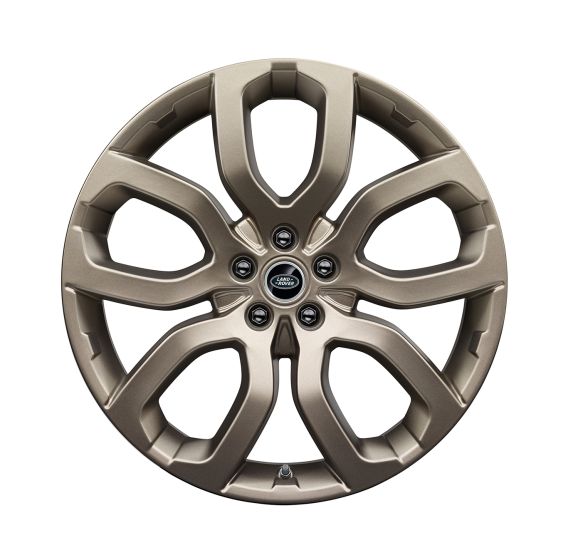 Alloy Wheel - 20" Style 5004, 5 split-spoke, Technical Gold