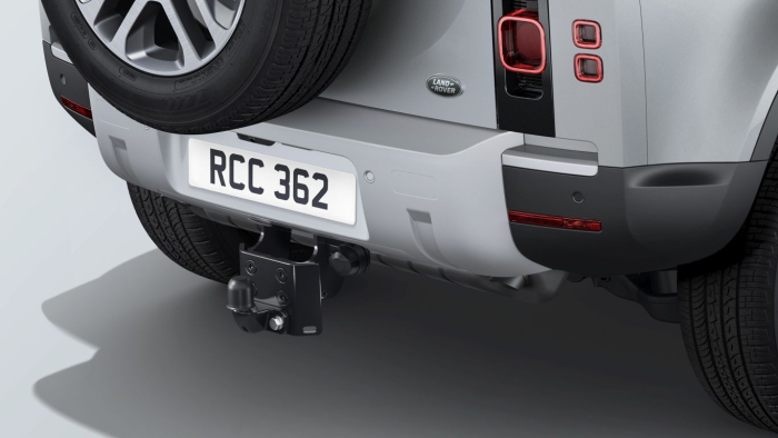 Ceres Silver Satin, Tow Eye Cover - Electrically Deployable Tow Bar and Detachable Tow Bar