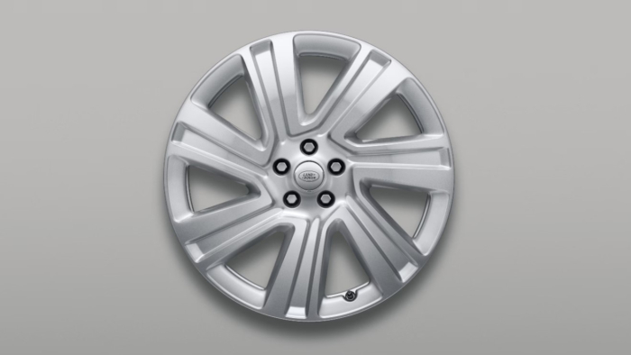 22" Alloy Wheel, Style 7023, Mid-Silver finish