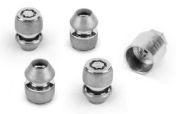 Land Rover Locking Wheel Nuts - Silver finish