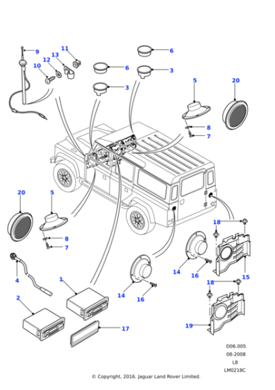 Audio System - Radio and Single Slot CD, with MP3 Connectivity