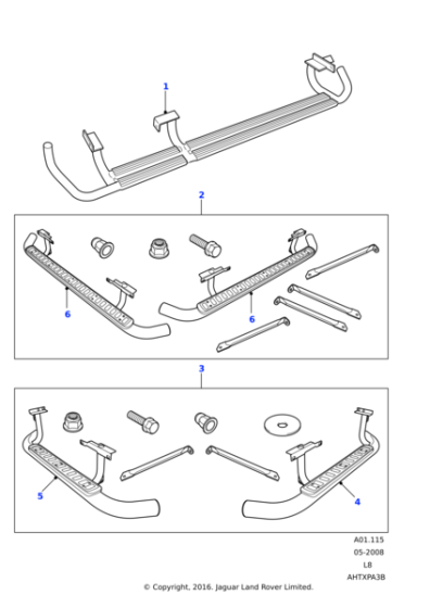 Side Protection Runners - Silver, 90